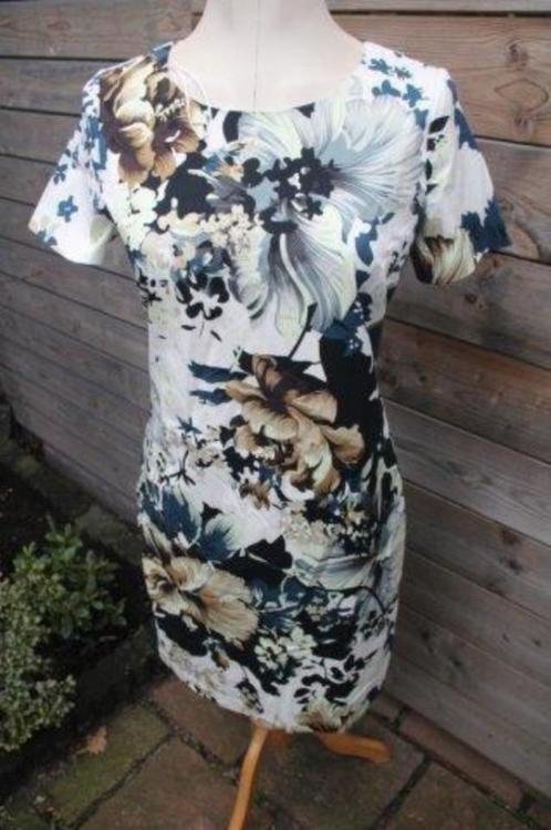 Jurk ecru/ blauw Antea mt 38 Nieuw OPRUIMING Vaste prijs, Kleding | Dames, Jurken, Nieuw, Maat 38/40 (M), Blauw, Ophalen of Verzenden