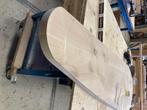 Massieve eiken tafelblad – op maat gemaakt – 220 cm lang, Ophalen, 25 tot 50 mm, Eiken, Nieuw