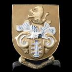 Heraldisch wapen zware kruiser Admiral Hipper, Ophalen of Verzenden, Marine, Duitsland, Embleem of Badge