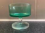 Franse Groene Glazen Dessertcoupe, Antiek en Kunst, Antiek | Glas en Kristal, Ophalen