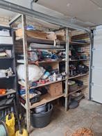 Stevige werkplaats stellingkast met betonplex platen, Ophalen