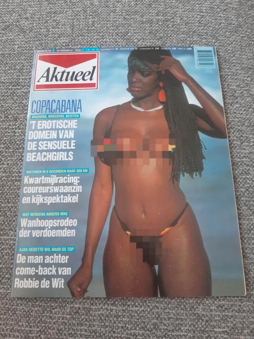 9.Aktueel 1987. Robbie de Wit. Nikki Christie. Woody Allen., Verzamelen, Tijdschriften, Kranten en Knipsels, Tijdschrift, 1980 tot heden