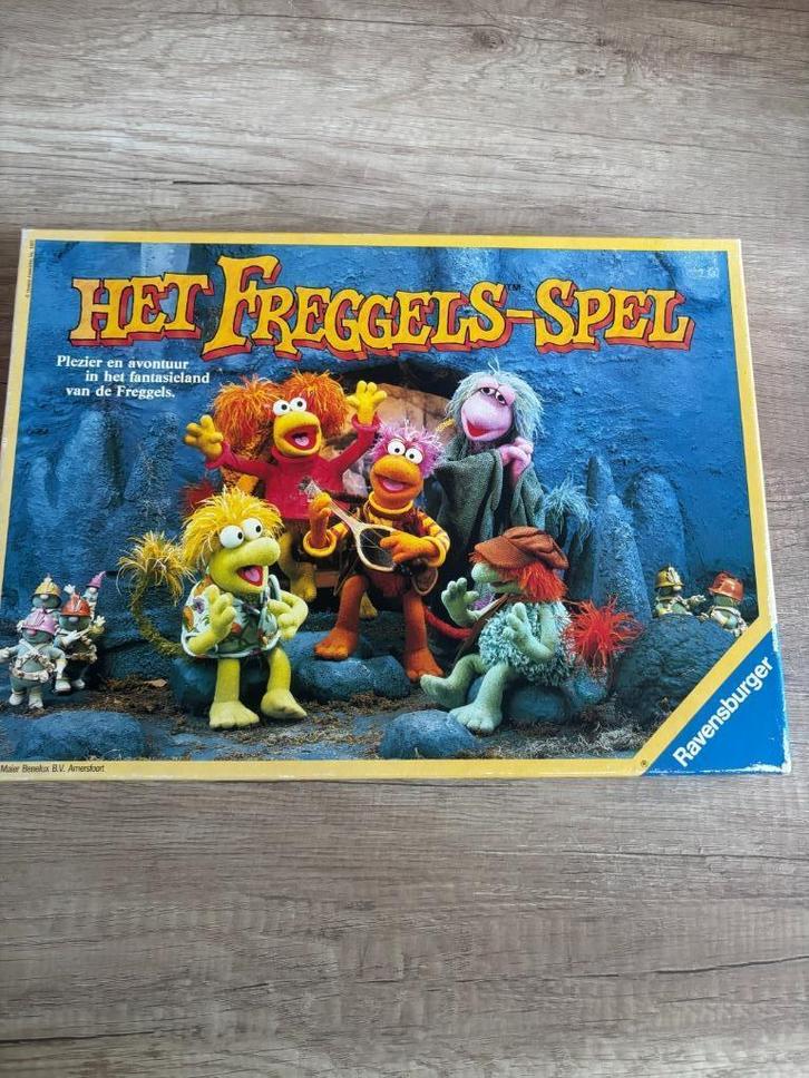 het freggels spel - fraggle rock, Hobby en Vrije tijd, Gezelschapsspellen | Bordspellen, Gebruikt, Een of twee spelers, Drie of vier spelers