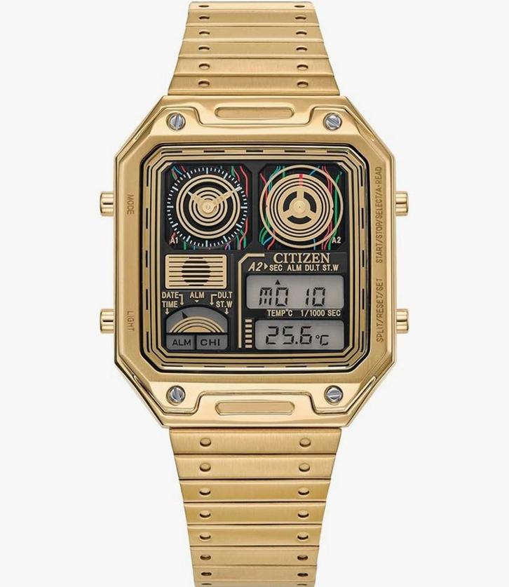 Citizen JG2123-59EStar Wars, Sieraden, Tassen en Uiterlijk, Horloges | Heren, Zo goed als nieuw, Citizen, Staal, Ophalen of Verzenden