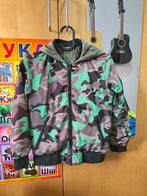 Camouflage Jas met Capuchon maat 128, Ophalen of Verzenden, Zo goed als nieuw, Jongen of Meisje