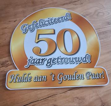 50 Jaar Getrouwd Versiering beschikbaar voor biedingen