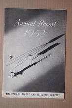 Annual Report 1952 American Telephone and Telegraph Company, Ophalen of Verzenden, 1940 tot 1960, Buitenland, Tijdschrift
