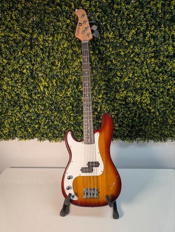 Crazy Oktober Deals! 2x Basgitaar - Sunburst & Wit  beschikbaar voor biedingen