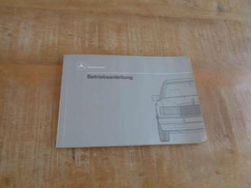 Mercedes E-Klasse W124 - Handleiding Instructieboek - Duits beschikbaar voor biedingen