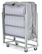 Opklapbed 1 persoons type Olsen, Ophalen, 90 cm, Eenpersoons, Zo goed als nieuw