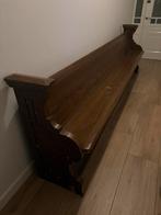 Vintage Kerkbank te koop – 322 cm lang, 55 cm breed, Ophalen