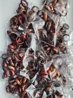 Grote partij van 350+ houten ringen en 200 kralen, Overige materialen, 20 of groter, Nieuw, Ophalen of Verzenden