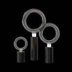 calex Lampen set deluxe Rada titanium glas, -, -, Ophalen of Verzenden, Zo goed als nieuw
