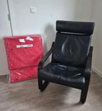 IKEA Poäng Black on Black Leather!

Een iconische klassieker, Huis en Inrichting, Banken | Bankstellen, Ophalen, 75 tot 100 cm