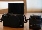 Canon eos m100 mirrorless camera met lens en adapter, Ophalen of Verzenden, Zo goed als nieuw, Canon, Geen optische zoom