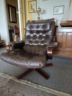 Vintage Leren Draaifauteuil, Ophalen