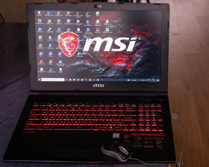 MSI GP62m 7Rex Leopard Pro, Computers en Software, Windows Laptops, Zo goed als nieuw, 15 inch, HDD, SSD, 2 tot 3 Ghz, 16 GB, Qwerty