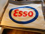 Vintage ESSO vlag van linnen 170 x 120 cm, Ophalen of Verzenden, Gebruikt, Reclamebord