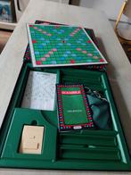 Scrabble Deluxe Editie - Compleet!, Hobby en Vrije tijd, Gezelschapsspellen | Bordspellen, Zo goed als nieuw, Spear's Games, Een of twee spelers