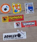 6 Stickers Met Onderwerp Bowlen, Ophalen of Verzenden, Zo goed als nieuw, Sport