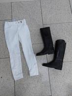 Paardrijbroek (140) en laarzen (32), Dieren en Toebehoren, Paardrijkleding, Ophalen, Dressuur, Schoeisel