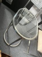 Bijzettafel glas, Ophalen, Rond, 50 tot 100 cm, Minder dan 50 cm