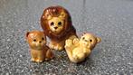 Vintage Vaga International leeuw met welpjes beeldjes, Ophalen of Verzenden, Zo goed als nieuw, Dier
