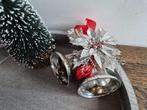 Oude kerst klokjes met bloem, Diversen, Kerst, *, Gebruikt, *, Ophalen of Verzenden