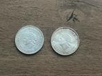 2 x 10 gulden munt zilver 1970. Zilveren munten., Postzegels en Munten, Munten | Nederland, Ophalen of Verzenden, Koningin Juliana