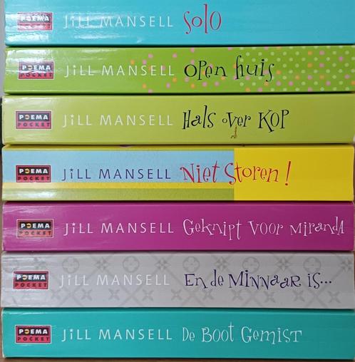 7 boeken van Jill Mansell, Boeken, Chicklit, Gelezen, Ophalen of Verzenden
