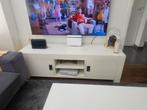 Goossens TV Meubel Wit, Huis en Inrichting, Kasten | Televisiemeubels, Overige materialen, Gebruikt, 150 tot 200 cm, Ophalen of Verzenden