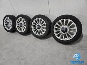 Originele Fiat 500 4x98 velgen 185/55R15 zomerbanden Goodyea beschikbaar voor biedingen
