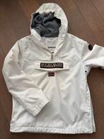 Witte Napapijri jas - Maat 162 14 jaar, Ophalen of Verzenden, Gebruikt, Jongen of Meisje, Jas