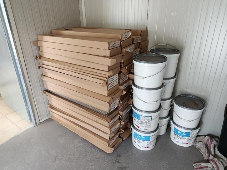 laminaat pvc nieuw (paar honderd vierkante meter), Doe-het-zelf en Verbouw, Vloerdelen en Plavuizen, Nieuw, Laminaat, Kunststof