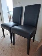 6x zwarte eetkamerstoelen, Huis en Inrichting, Stoelen, Ophalen, Gebruikt, Zwart, Vijf, Zes of meer stoelen