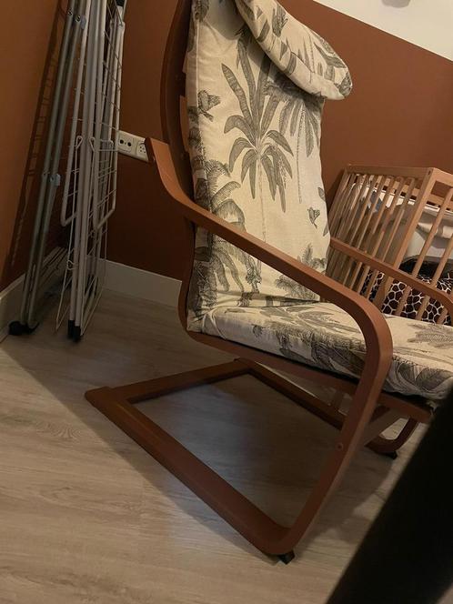 Customized IKEA Poang, Huis en Inrichting, Fauteuils, Gebruikt, Ophalen