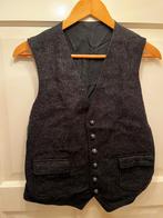Prachtig warm tweed gilet, nieuwstaat, grijs, leren knopen, Kleding | Dames, Bodywarmers, Ophalen of Verzenden, Zo goed als nieuw