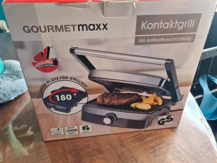 Gourmetmaxx Kontaktgrill - Tosti Grill, Witgoed en Apparatuur, Contactgrills, Nieuw, Ophalen of Verzenden