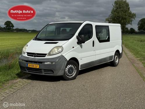 Opel Vivaro bestel 1.9 DTI L2H1 dubbelcabine marge lang!, Auto's, Bestelauto's, Bedrijf, Te koop, ABS, Alarm, Schuifdeur, Startonderbreker