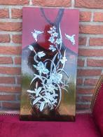 oud Chinees lakpaneel, VLINDERS (1), Antiek en Kunst, Ophalen of Verzenden