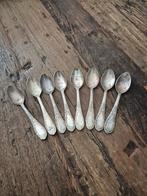 8 verzilverde dessertlepeltjes, Ophalen of Verzenden