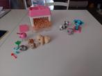 Littlest petshop compleet konijnen huisje, 3 losse poppetjes, Ophalen of Verzenden, Zo goed als nieuw