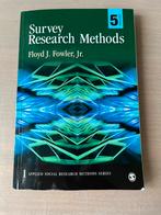 Survey Research Methods Floyd J. & Fowler, Jr. 5e editie, Ophalen of Verzenden, Beta, Gelezen, WO