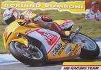Damiano Romboni van HB Racing Team op Honda - nieuwe kaart, Verzenden, 1980 tot heden, Ongelopen, Sport en Spel