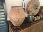 Robuuste oude kruik uit India. Aanbieding!, Ophalen, Gebruikt, Overige kleuren, Aardewerk of Porselein