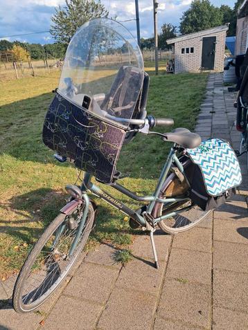Gazelle Moederfiets met Voorzitje en Windscherm beschikbaar voor biedingen