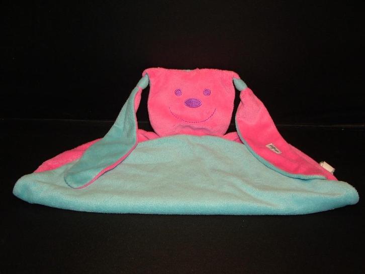 DIFRAX KONIJN SOFTDOEK KNUFFELDOEKJE VELOURS, Kinderen en Baby's, Speelgoed | Knuffels en Pluche, Nieuw, Overige typen, Verzenden