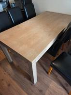 Mooie houten eettafel 180x90 + gratis stoelen, Huis en Inrichting, Ophalen, Gebruikt, 50 tot 100 cm, Vijf personen of meer