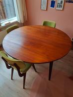 Louis Van Teeffelen voor Wébé "Schiedam" Vintage eettafel, Gebruikt, 100 tot 150 cm, Rond, 50 tot 100 cm