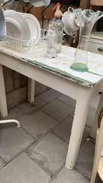 Tafel, sidetable uit klooster, geweldige patina!!, Antiek en Kunst, Ophalen